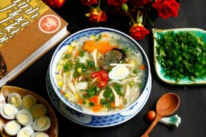 Súp cua trứng cút